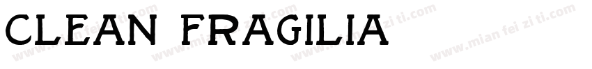 Clean Fragilia字体转换